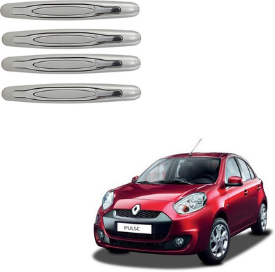 Autofetch Plastic Car Door Guard(White, Pack of 4, Renault, Pulse)