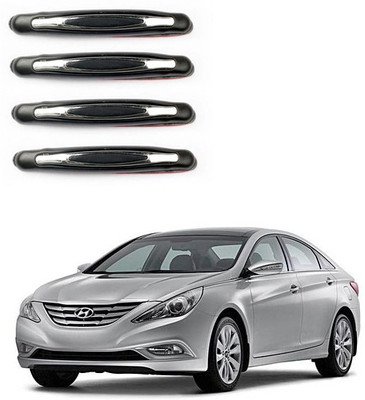 Autofetch Plastic Car Door Guard(Black, Pack of 4, Hyundai, Sonata Fluidic)