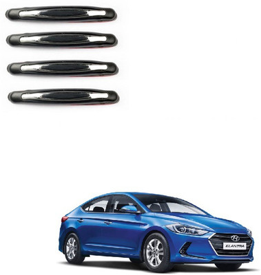 Autofetch Plastic Car Door Guard(Black, Pack of 4, Hyundai, Elantra)