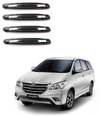 Autofetch Plastic Car Door Guard(Black, Pack of 4, Toyota, Innova)