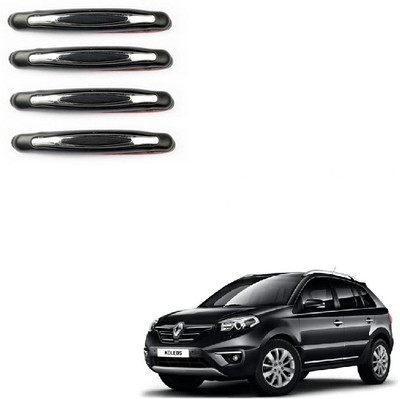 Autofetch Plastic Car Door Guard(Black, Pack of 4, Renault, Koleos)