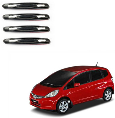 Autofetch Plastic Car Door Guard(Black, Pack of 4, Honda, Jazz)