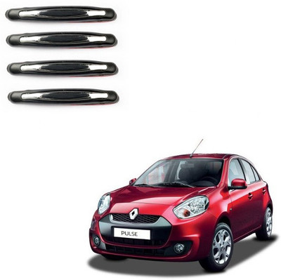 Autofetch Plastic Car Door Guard(Black, Pack of 4, Renault, Pulse)