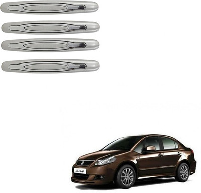 CARIZO Plastic Car Door Guard(Silver, Pack of 4, Maruti, SX4)