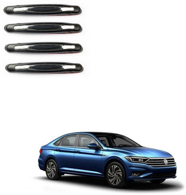 Autofetch Plastic Car Door Guard(Black, Pack of 4, Volkswagen, Jetta)