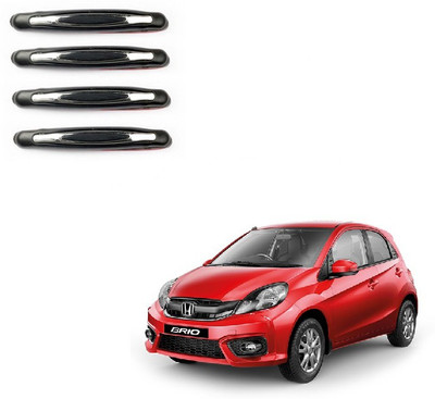 Autofetch Plastic Car Door Guard(Black, Pack of 4, Honda, Brio)