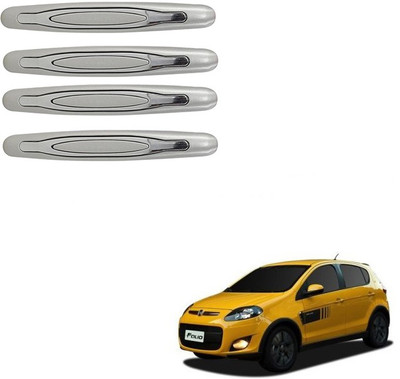 Autovea Plastic Car Door Guard(Silver, Pack of 4, Fiat, Palio)