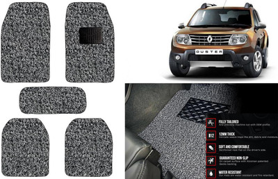 Auto Kite Plastic, PVC Standard Mat For  Renault Duster(Black, Grey)