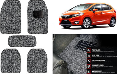 Auto Kite Plastic, PVC Standard Mat For  Honda Jazz(Black, Grey)