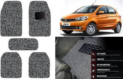 Auto Kite Plastic, PVC Standard Mat For  Tata Zica(Black, Grey)