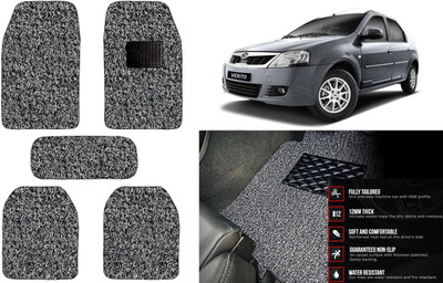Auto Kite Plastic, PVC Standard Mat For  Mahindra Verito(Black, Grey)
