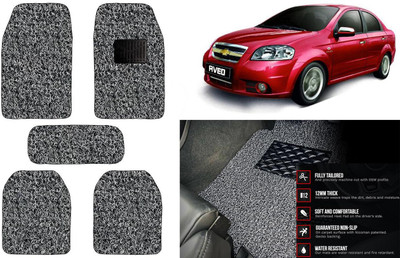 Auto Kite Plastic, PVC Standard Mat For  Chevrolet Aveo(Black, Grey)