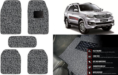 Auto Kite Plastic, PVC Standard Mat For  Toyota Fortuner(Black, Grey)