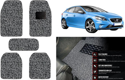 Auto Kite Plastic, PVC Standard Mat For  Volvo V40(Black, Grey)