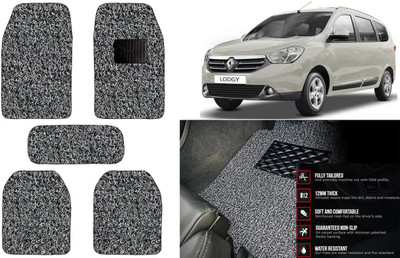 Auto Kite Plastic, PVC Standard Mat For  Renault Lodgy(Black, Grey)