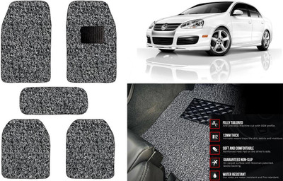 Auto Kite Plastic, PVC Standard Mat For  Volkswagen Jetta(Black, Grey)