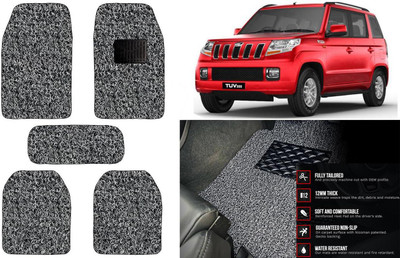 Auto Kite Plastic, PVC Standard Mat For  Mahindra TUV-300(Black, Grey)