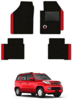 elegant Polypropylene Standard Mat For  Mahindra TUV-300(Black, Red)