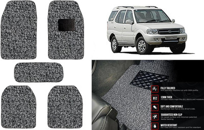 Auto Kite Plastic, PVC Standard Mat For  Tata Safari Storme(Black, Grey)