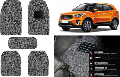 Auto Kite Plastic, PVC Standard Mat For  Hyundai Creta(Black, Grey)