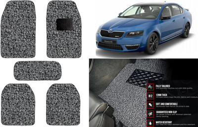 Auto Kite Plastic, PVC Standard Mat For  Skoda Octavia(Black, Grey)
