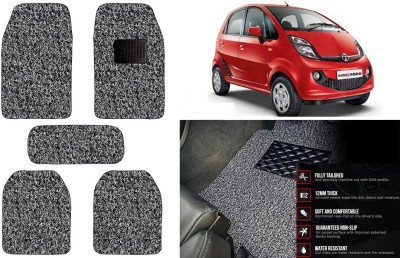 Auto Kite Plastic, PVC Standard Mat For  Tata Nano Genx(Black, Grey)