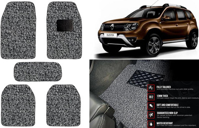 Auto Kite Plastic, PVC Standard Mat For  Renault Duster(Black, Grey)