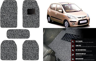 Auto Kite Plastic, PVC Standard Mat For  Hyundai i10(Black, Grey)