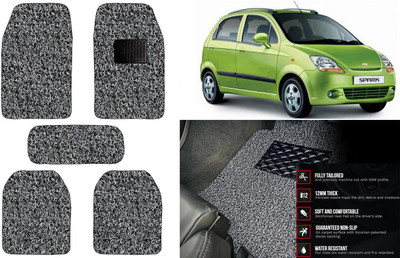 Auto Kite Plastic, PVC Standard Mat For  Chevrolet Spark(Black, Grey)