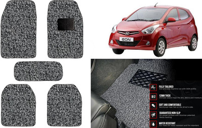 Auto Kite Plastic, PVC Standard Mat For  Hyundai Eon(Black, Grey)