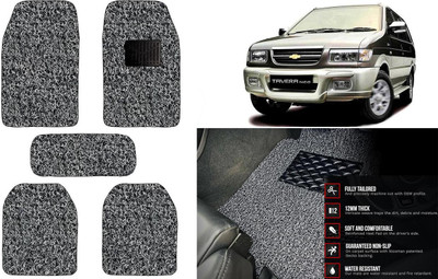 Auto Kite Plastic, PVC Standard Mat For  Chevrolet Tavera(Black, Grey)