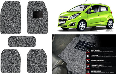 Auto Kite Plastic, PVC Standard Mat For  Chevrolet Beat(Black, Grey)