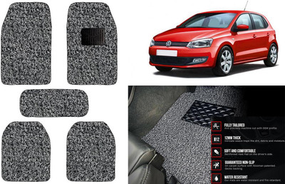 Auto Kite Plastic, PVC Standard Mat For  Volkswagen Polo(Black, Grey)