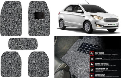 Auto Kite Plastic, PVC Standard Mat For  Ford Aspire(Black, Grey)