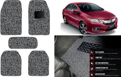 Auto Kite Plastic, PVC Standard Mat For  Honda City(Black, Grey)