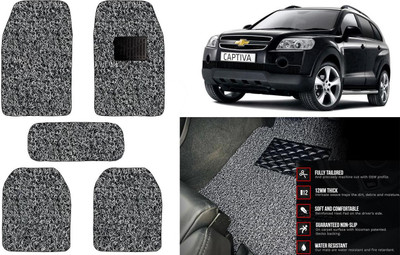 Auto Kite Plastic, PVC Standard Mat For  Chevrolet Captiva(Black, Grey)
