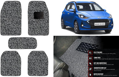 Auto Kite Plastic, PVC Standard Mat For  Hyundai Grand i10(Black, Grey)