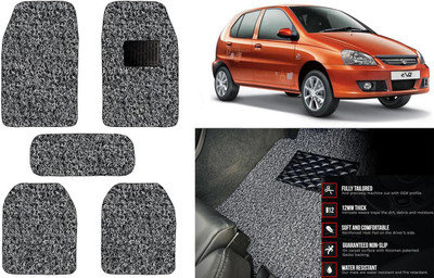 Auto Kite Plastic, PVC Standard Mat For  Tata Indica(Black, Grey)