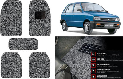 Auto Kite Plastic, PVC Standard Mat For  Maruti Suzuki 800(Black, Grey)