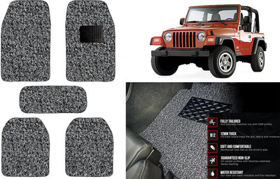 Auto Kite Plastic, PVC Standard Mat For  Jeep Jeep(Black, Grey)