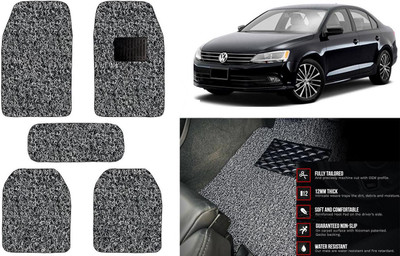 Auto Kite Plastic, PVC Standard Mat For  Volkswagen Jetta(Black, Grey)