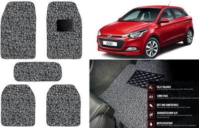 Auto Kite Plastic, PVC Standard Mat For  Hyundai Elite i20(Black, Grey)