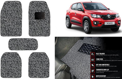 Auto Kite Plastic, PVC Standard Mat For  Renault Kwid(Black, Grey)