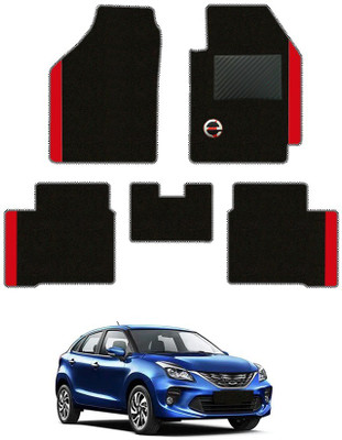 elegant Polypropylene Standard Mat For  Toyota Glanza(Black, Red)