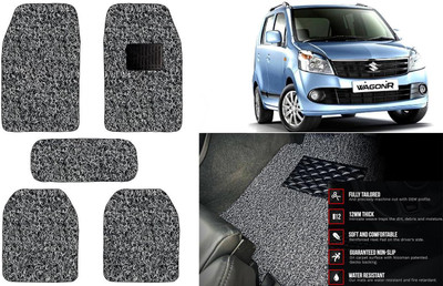 Auto Kite Plastic, PVC Standard Mat For  Maruti Suzuki WagonR(Black, Grey)