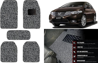 Auto Kite Plastic, PVC Standard Mat For  Honda City(Black, Grey)