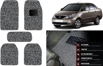 Auto Kite Plastic, PVC Standard Mat For  Tata Indigo(Black, Grey)