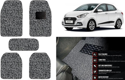Auto Kite Plastic, PVC Standard Mat For  Hyundai Xcent(Black, Grey)