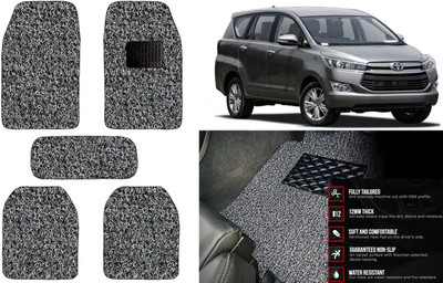 Auto Kite Plastic, PVC Standard Mat For  Toyota Innova Crysta(Black, Grey)