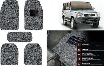 Auto Kite Plastic, PVC Standard Mat For  Tata Victa(Black, Grey)